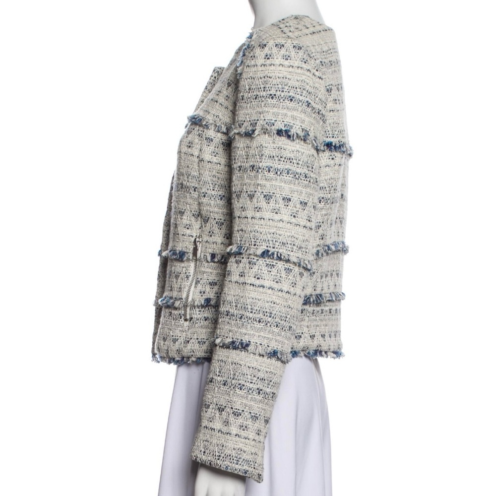 Joie Tweed Pattern Jacket Size Medium - image 2